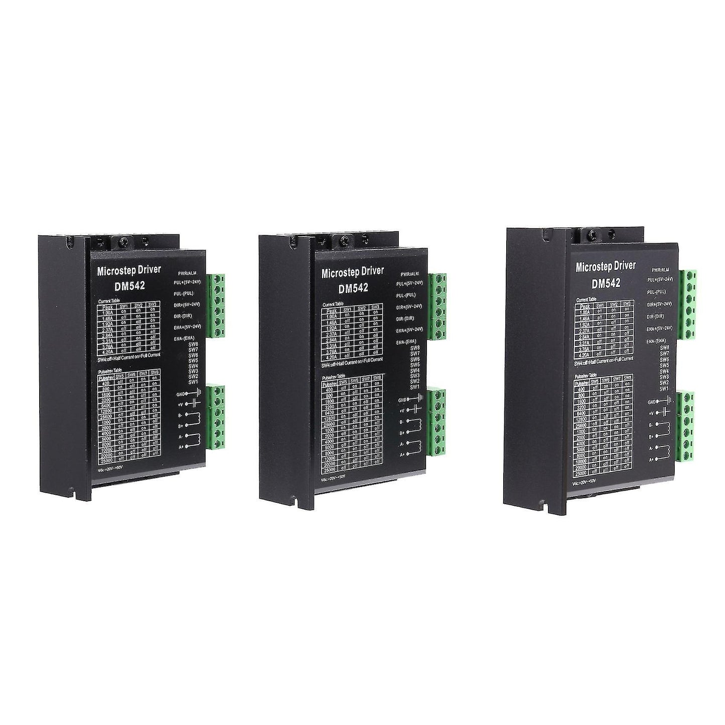 3pcs Stepper Motor Driver, Dm542 Stepper Motor
