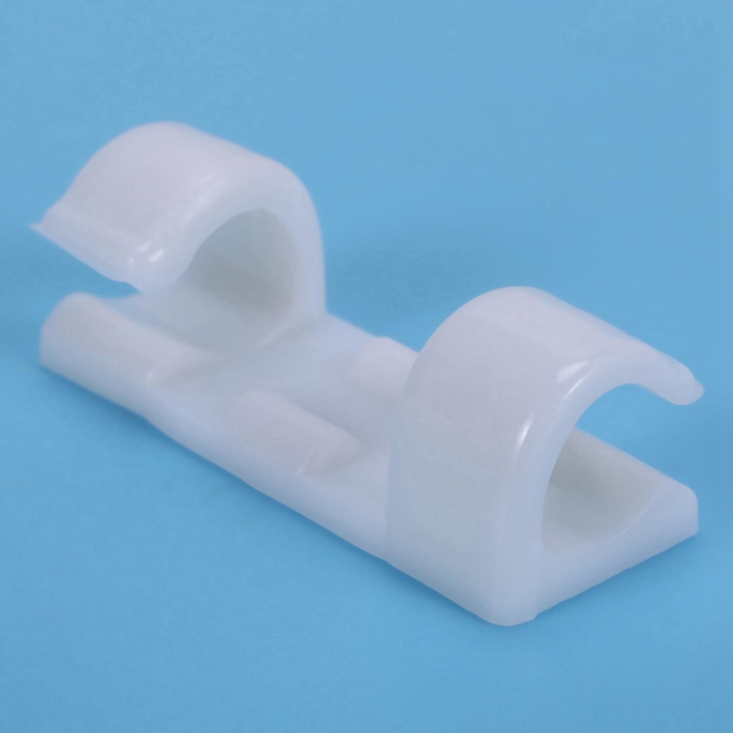 60pcs/lot Wire Fixing Clamp Clip Desktop Wire Clear Up Clips (white)