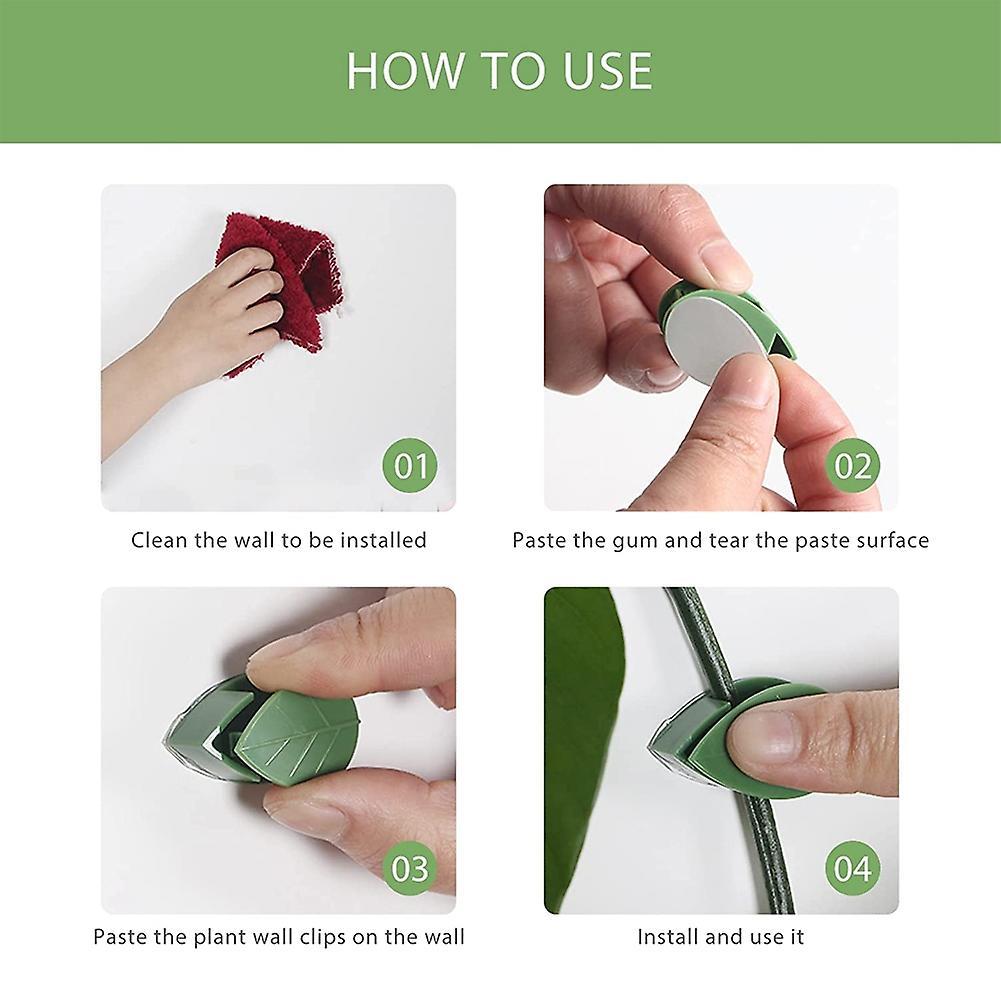 Plant Clips for Climbing Plants(pack Of 60), Stems Upright, Vines