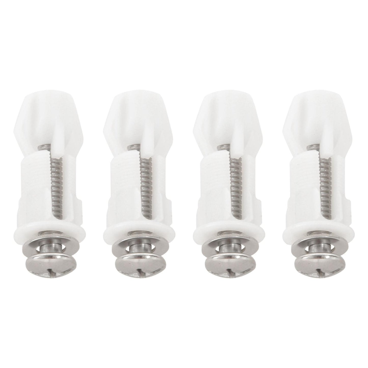 Toilet Seat Hinges Screws Wc Hole Fixing Easy Installation 8 Pack