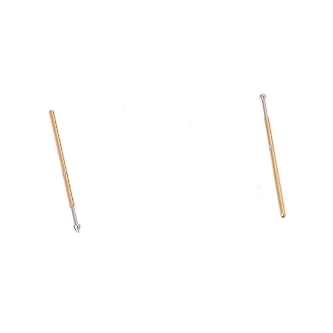 Spring Test Probe Pogo Pin P50 E2 Dia 0.68mm Length 16mm 75g Pack Of 20 Color Gold