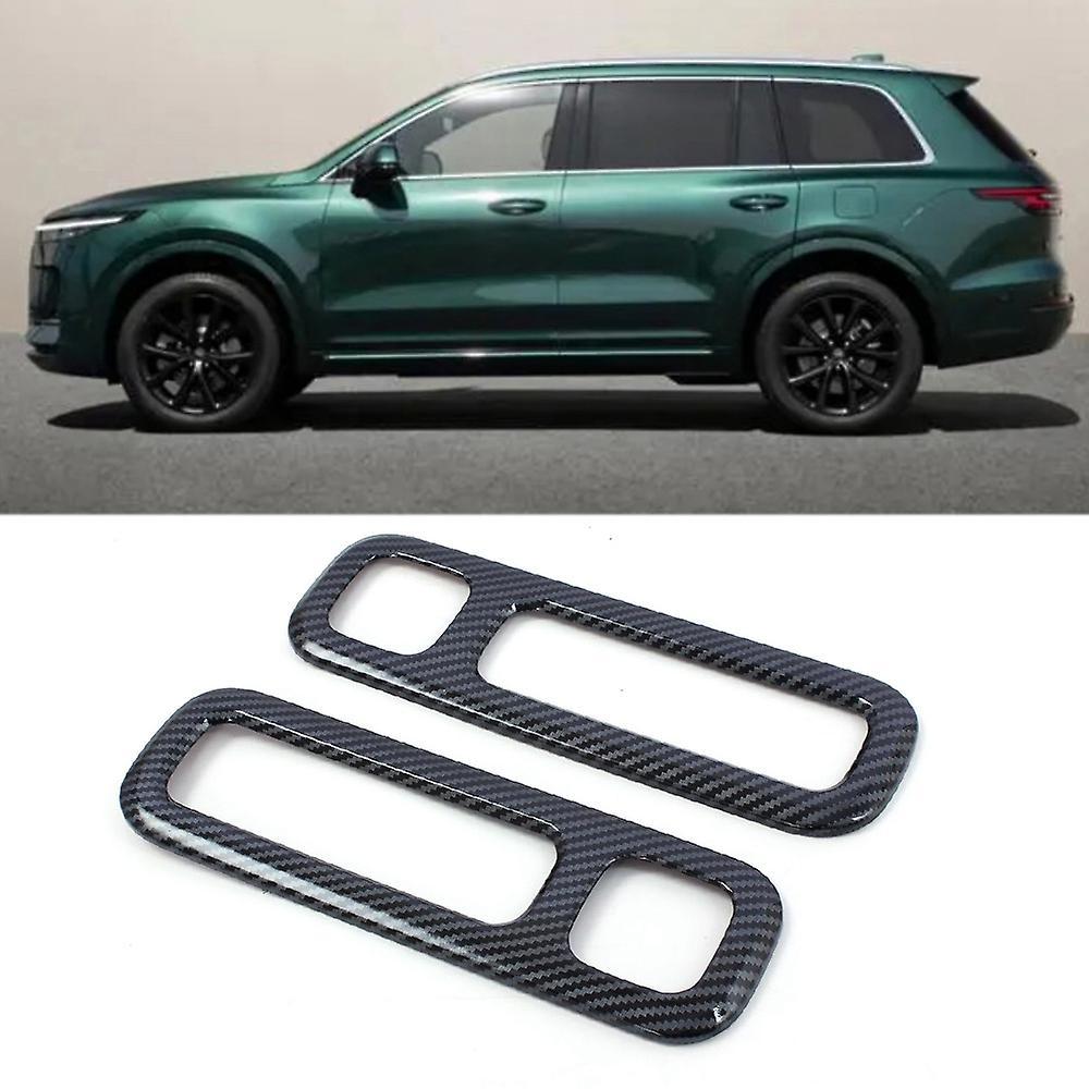 Car Accessories Carbon Fiber Abs Car Rear Reading Light Cover Trim