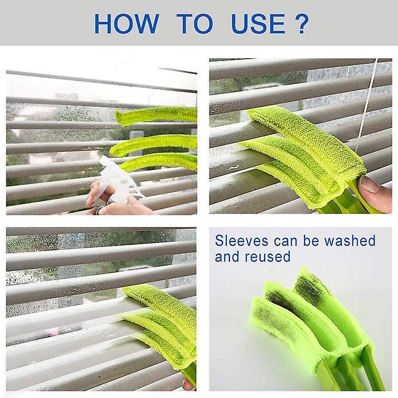 Upgrade Window Blind Cleaner Duster Brush Tool Kit for Blind