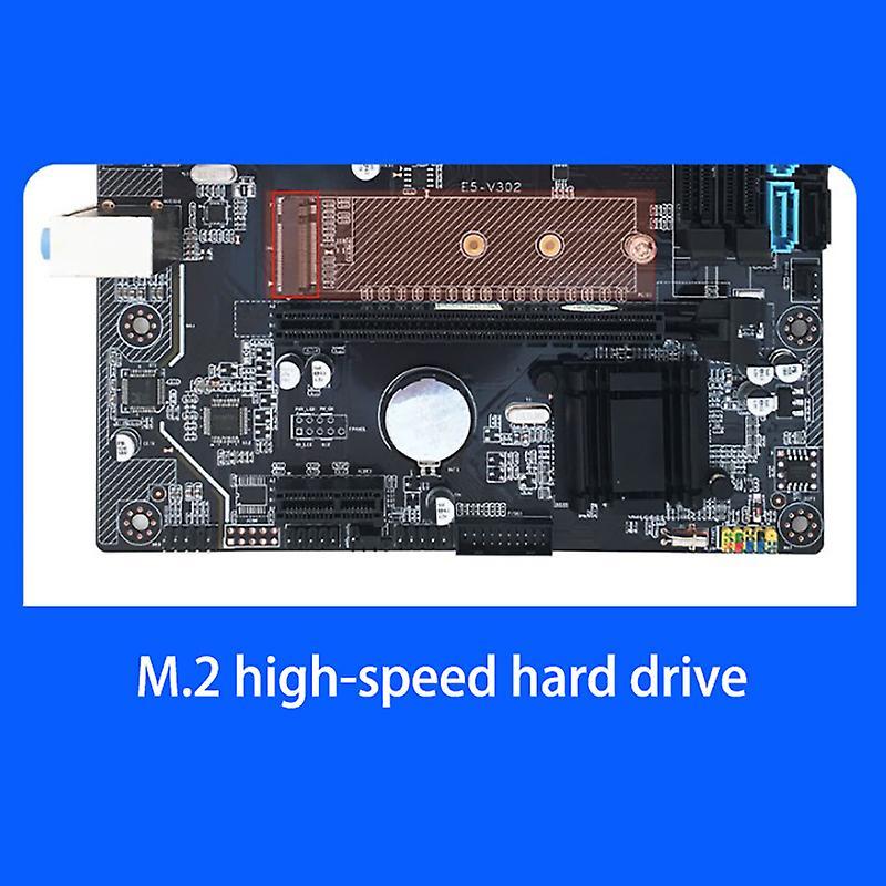 X79 Computer Motherboard Lga 1356 Cpu Ddr3 Support M.2 Server Memory