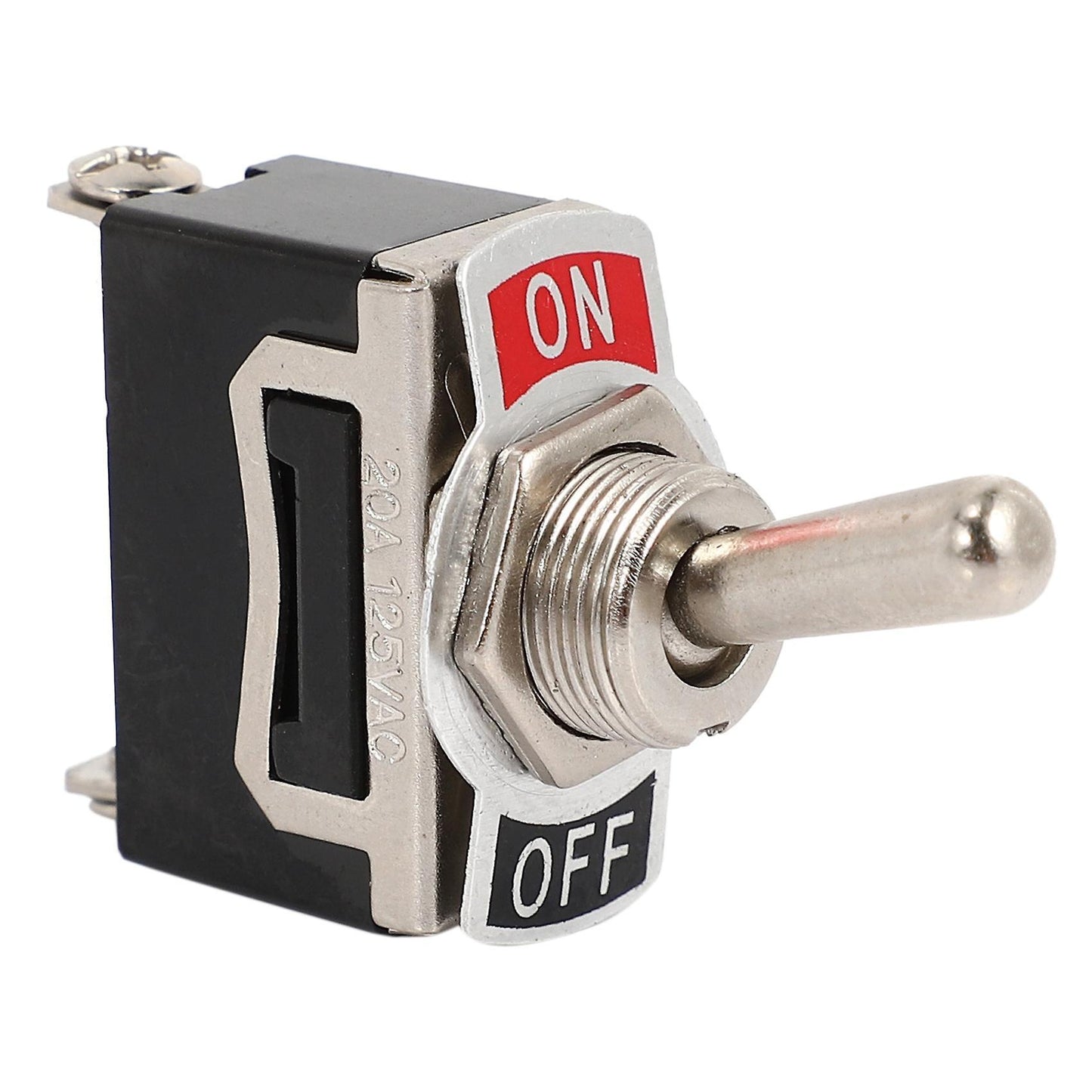 Heavy Duty Rocker Toggle Switch 15a 250v 20a 125v Spst 2 Pin 5 Pack
