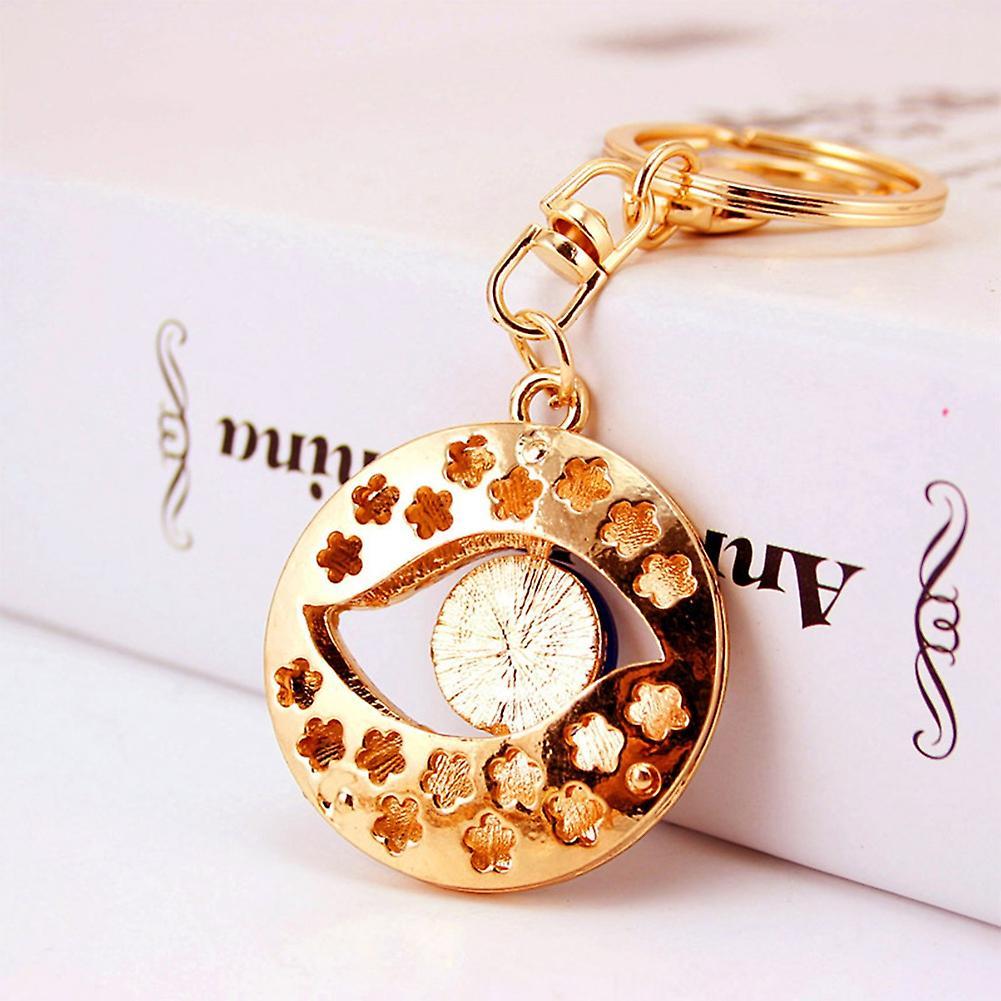 2 Pcs Blue Eye Crystal Keychain for Womens and Mens Car Keys