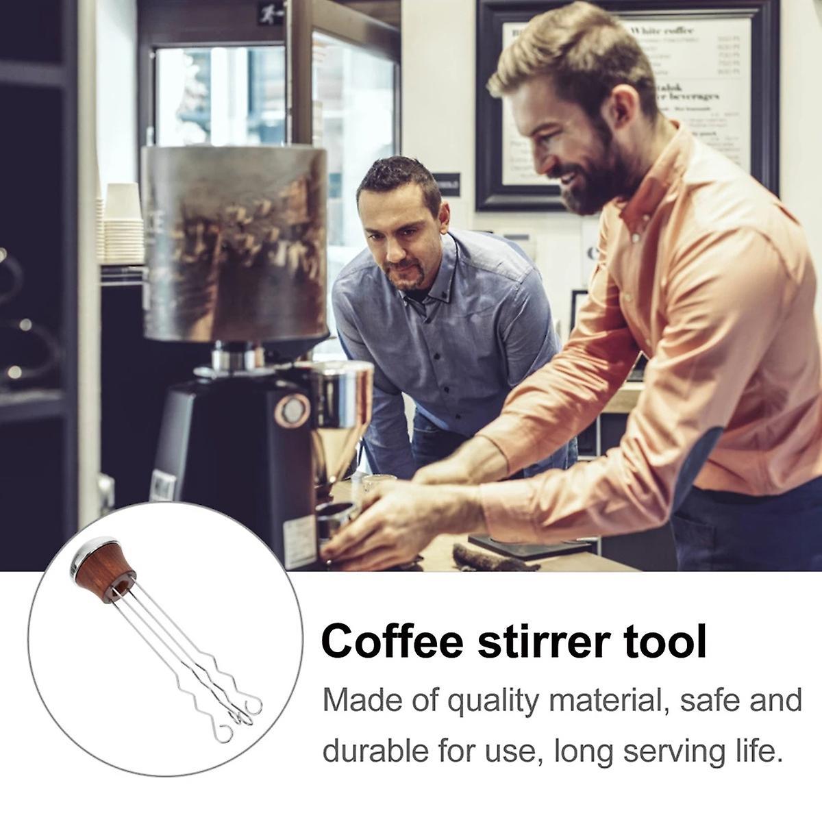Coffee Powder Stirrer Coffee Powder Hand Tamper Distributor Tools B