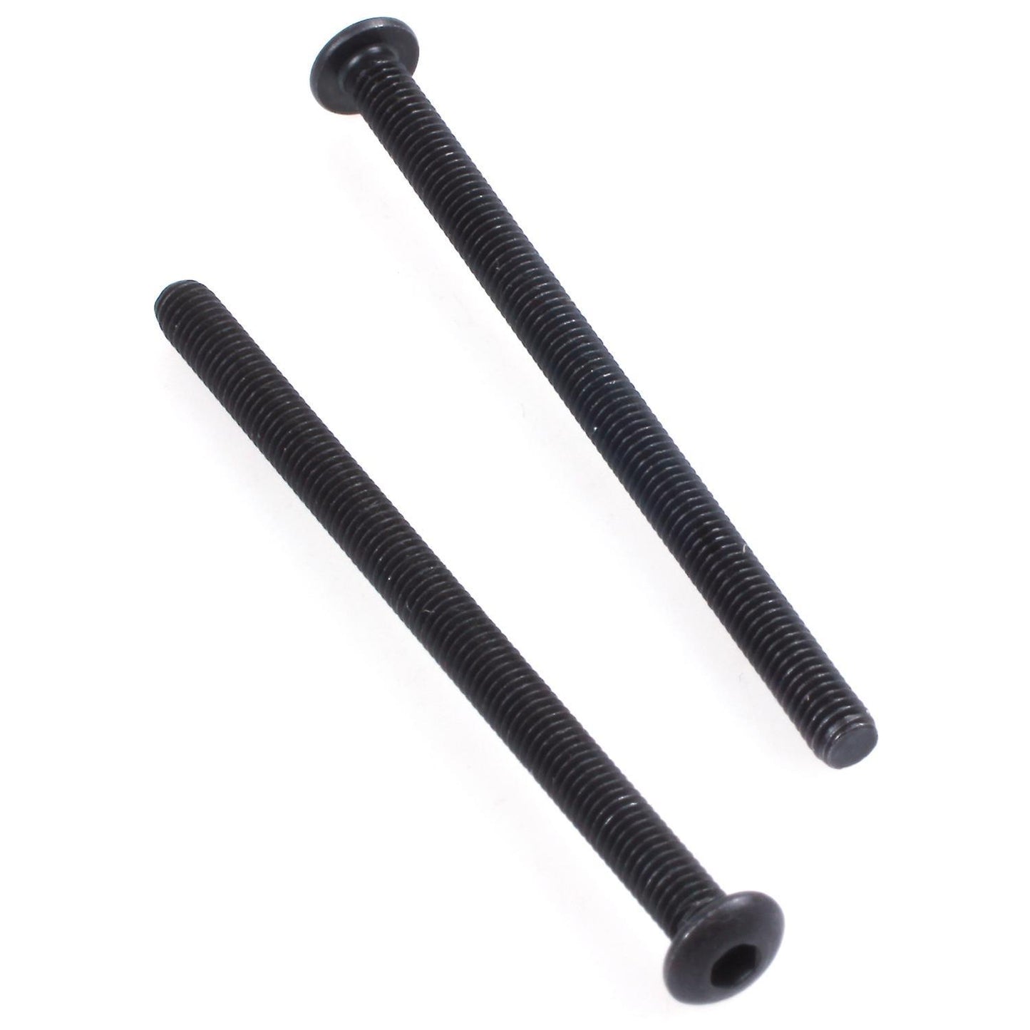 M3 X 45mm Alloy Steel Hex Socket Button Head Screws Black 20 Pcs