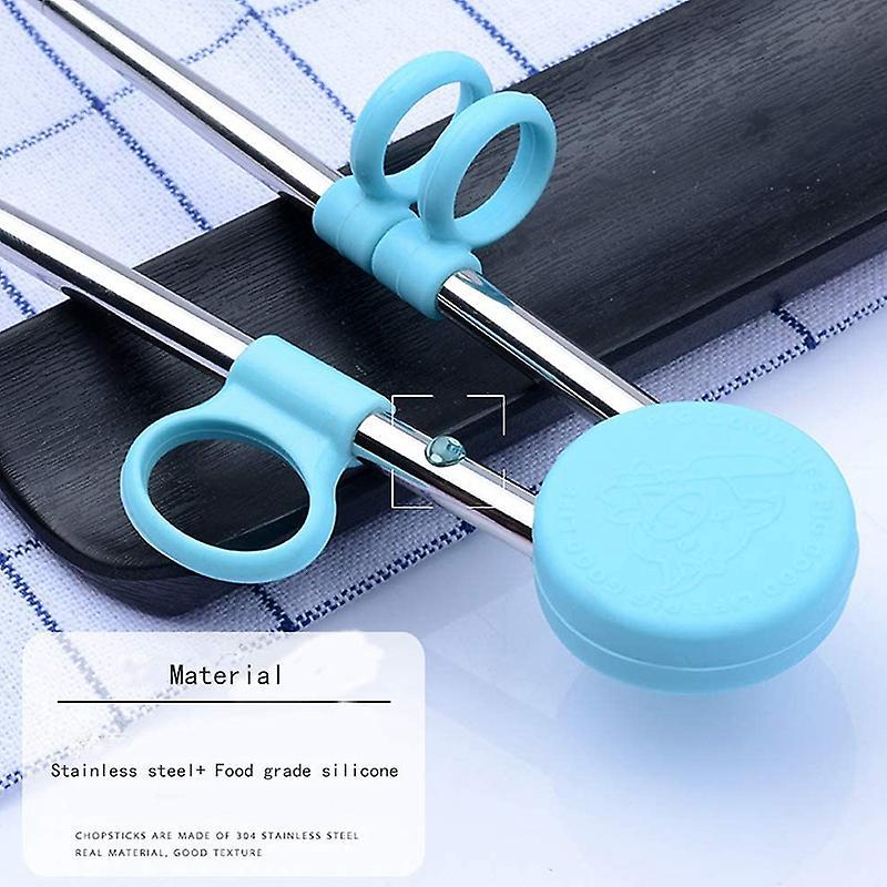 2 Pairs Of Children's Chopsticks Help to Use Chopsticks As A Reusable