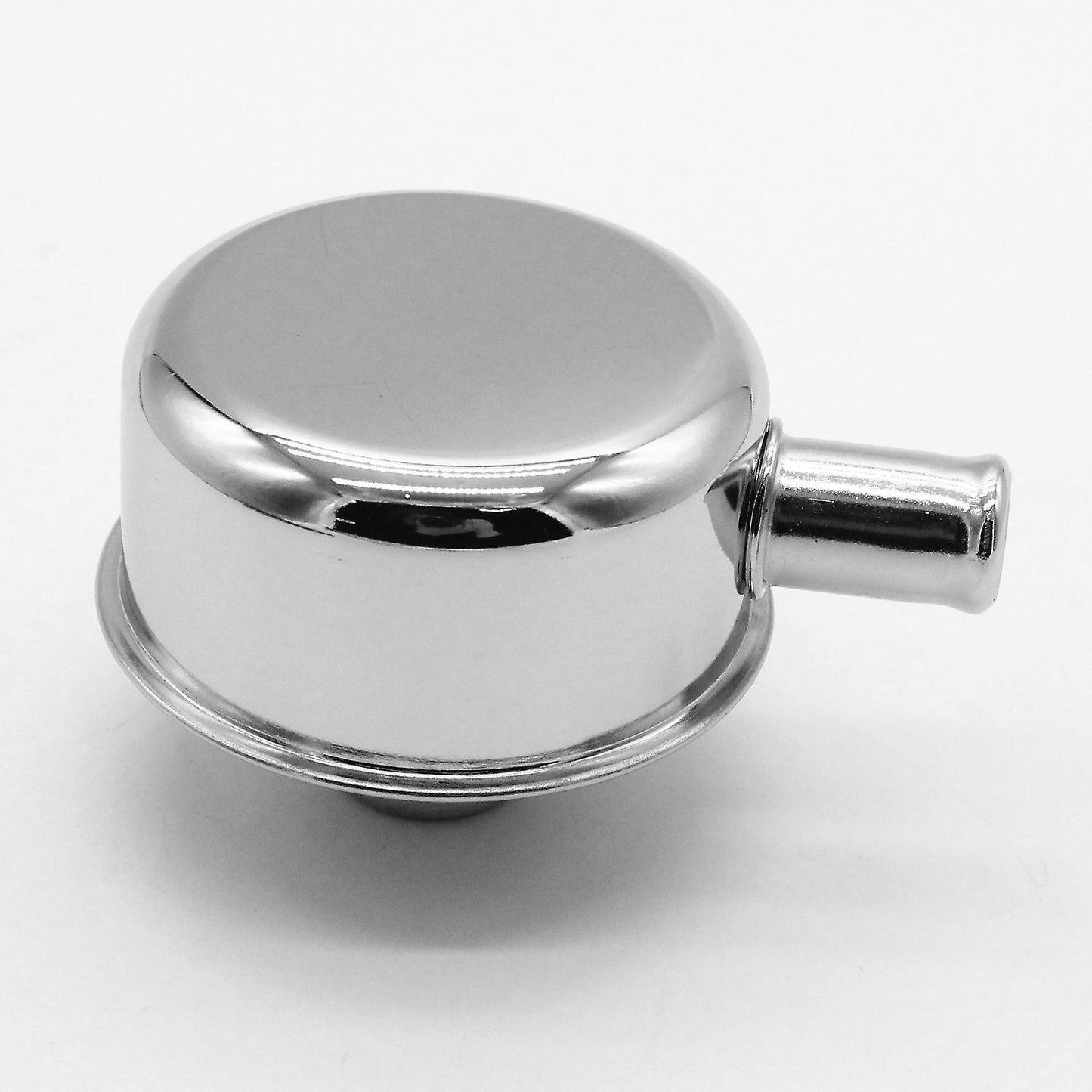 Round Valve Cover Breather Push In Style with Vent Tube Sbc Bbc Sbf