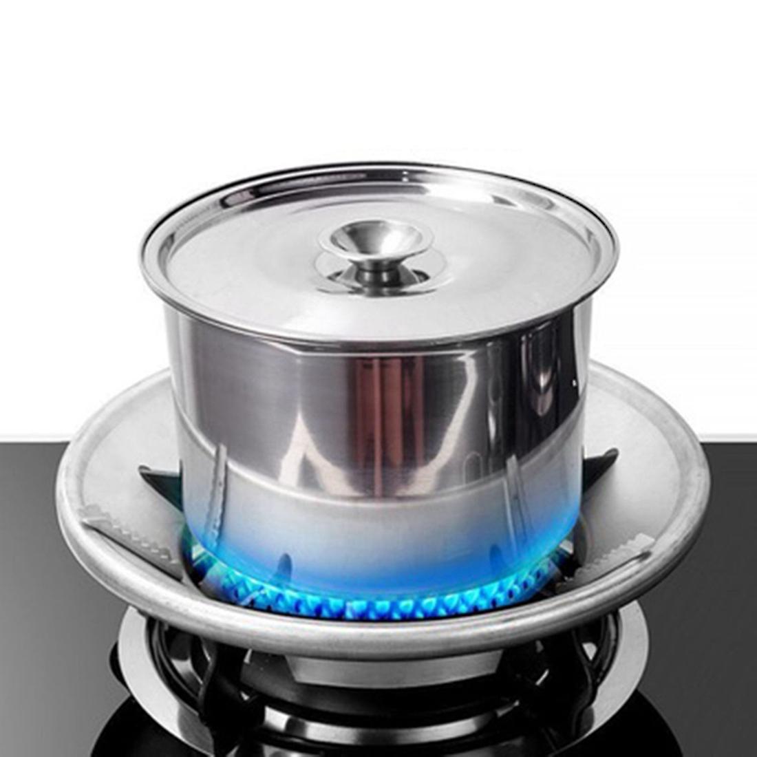 Gather Fire Gas Stove Cover Support Stand Trivet Four Hole,silver