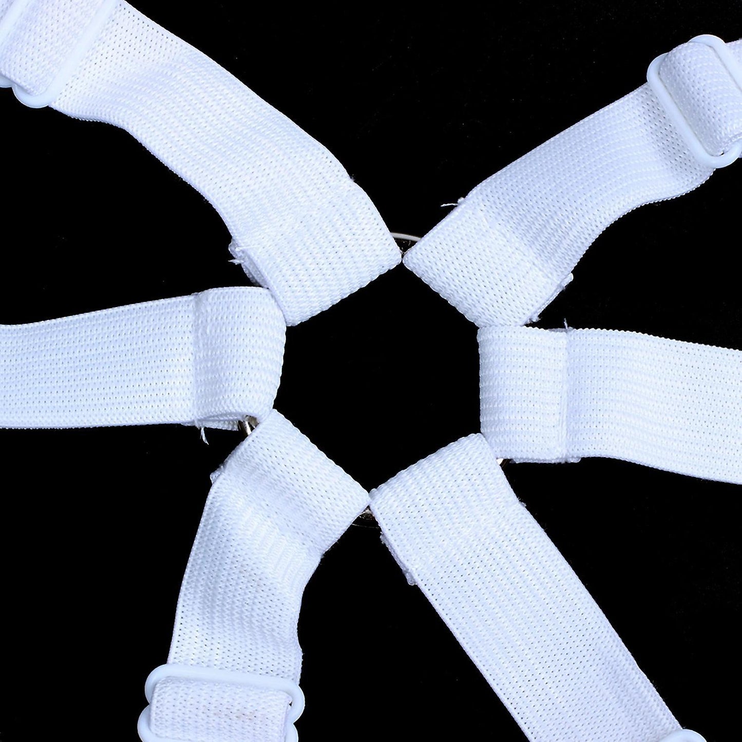 Bed Sheet Clips Grippers Fasteners 3 Way 6 Sides Suspenders Clips