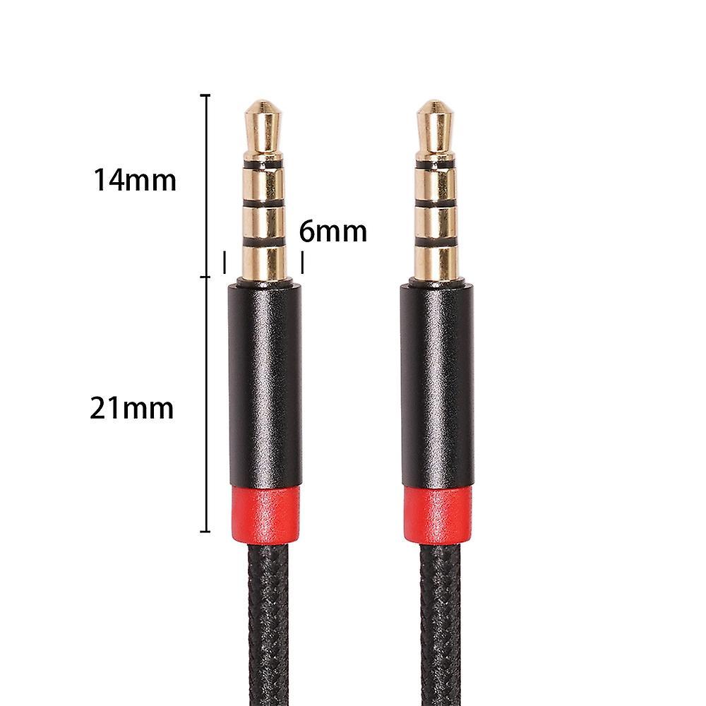 3.5mm Male to Female Extension Cable with Microphone for Headset (1m)