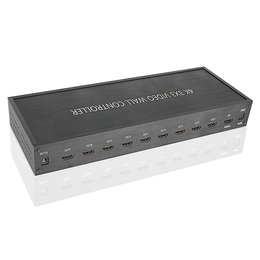 4k 3x3 Video Wall Controller Screen Stitching Hdmi-compatible,eu Plug