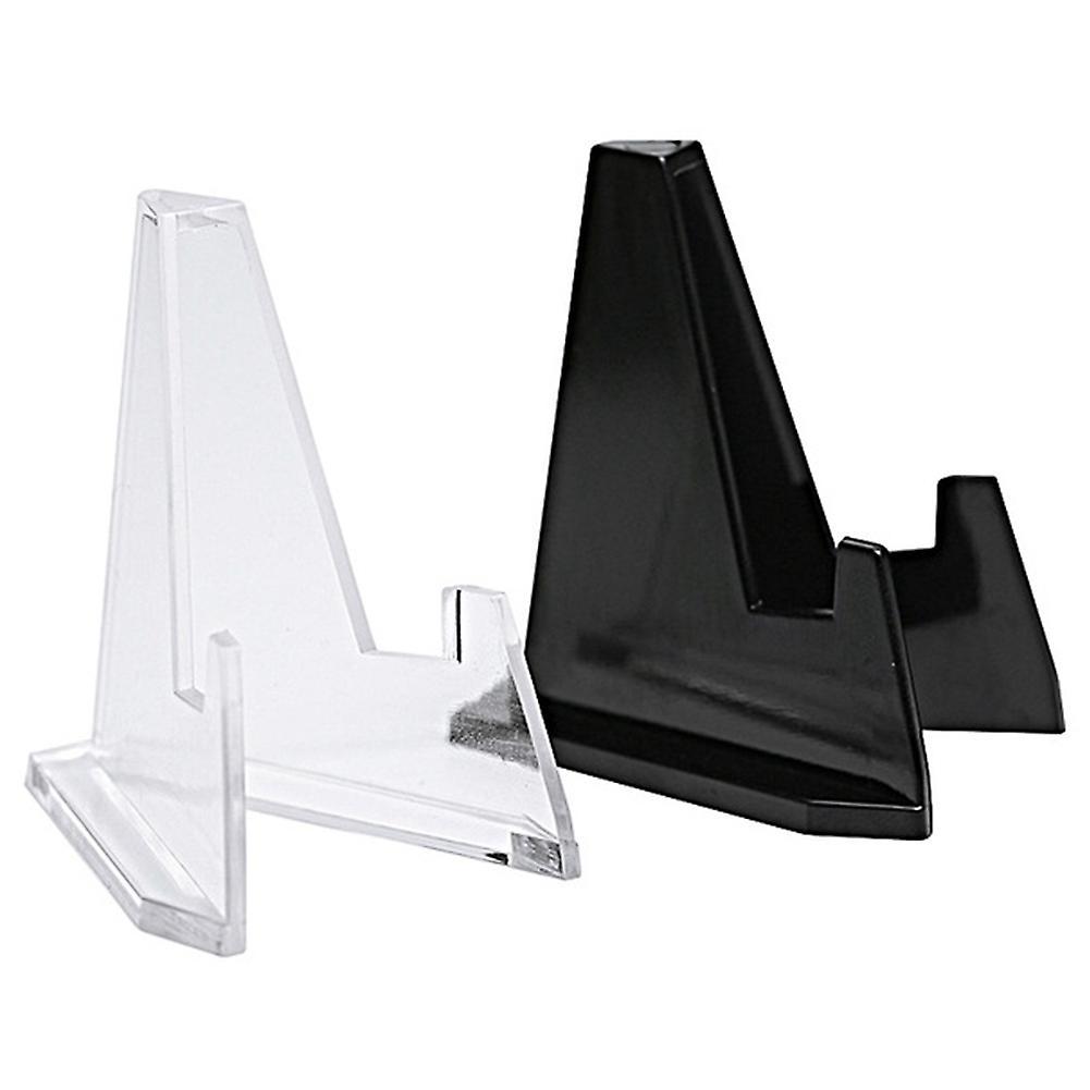 10 Pcs Object Placement Support for Display Cabinet 55x42mm,black