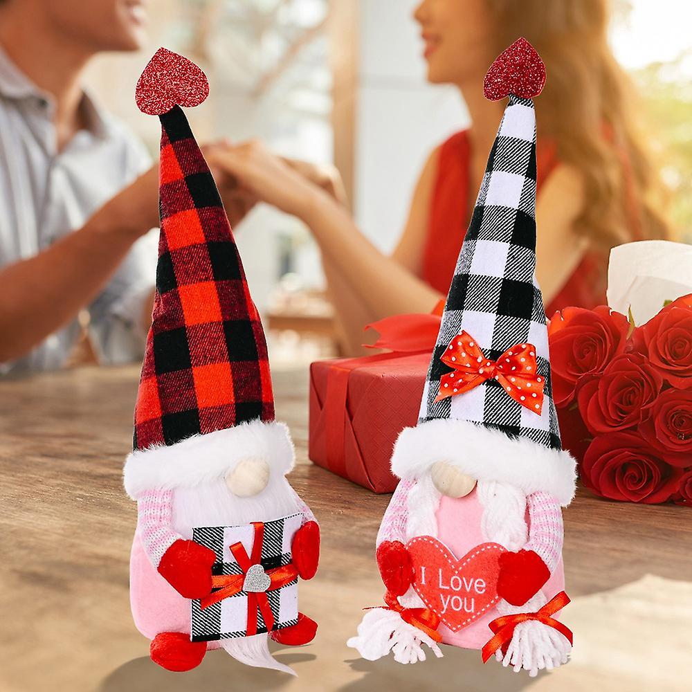 Valentine's Day Decorations - Handmade Swedish Gnomes Plush Elf , B