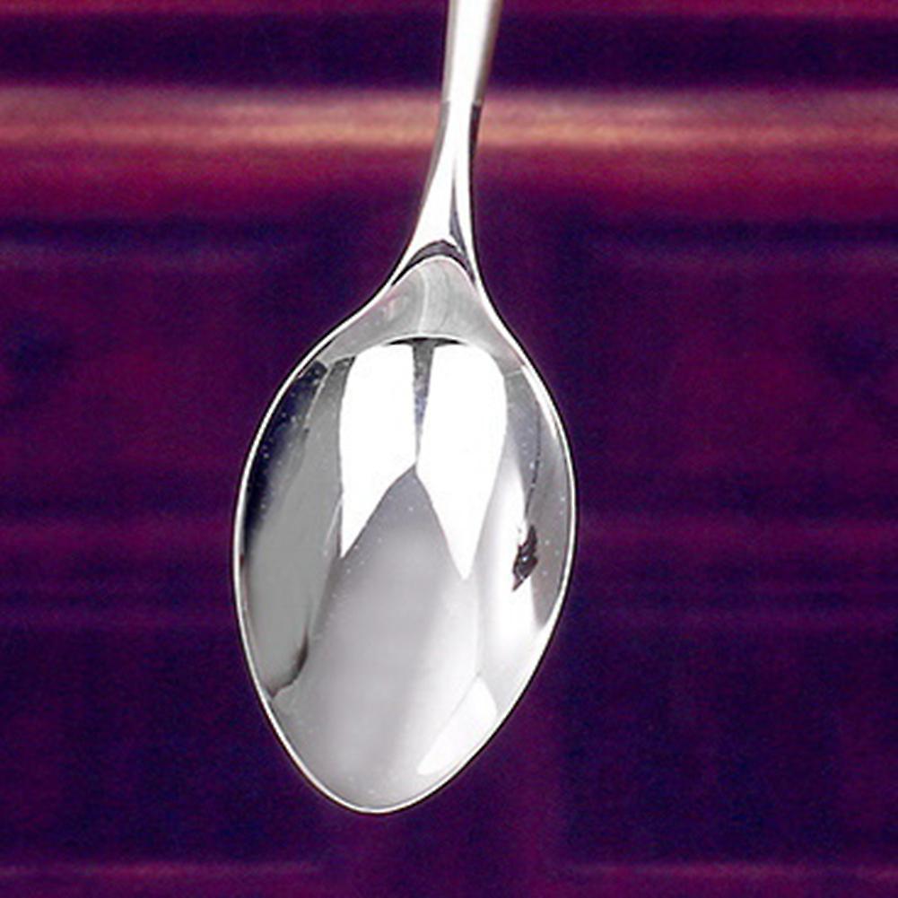 Sterling Silver 999 Silver Tableware Big Coffee Spoon Household B