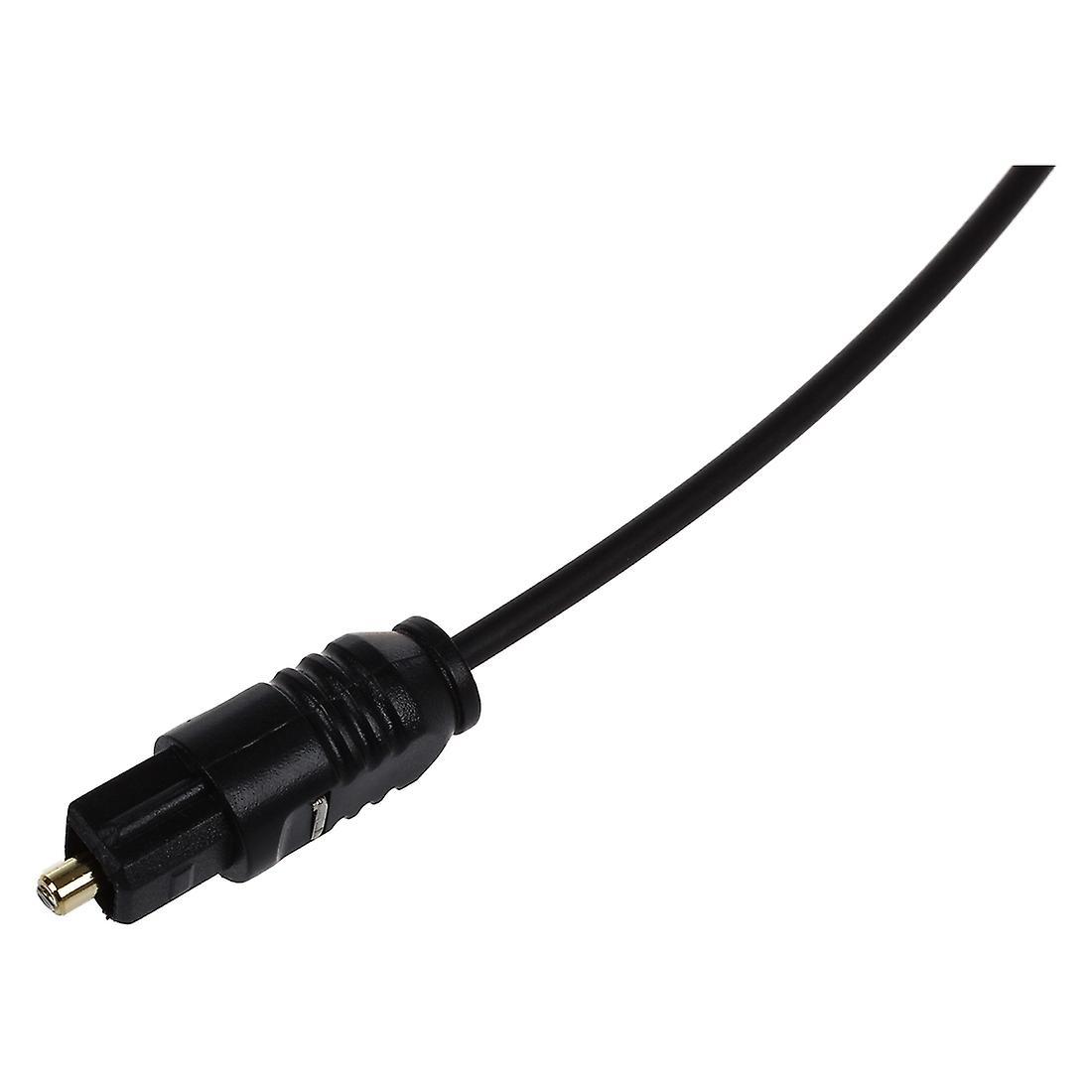 3 Ft 1.1m Metre Digital Fibre Optical Audio Toslink Spdif Md Dvd Cable Lead Plug
