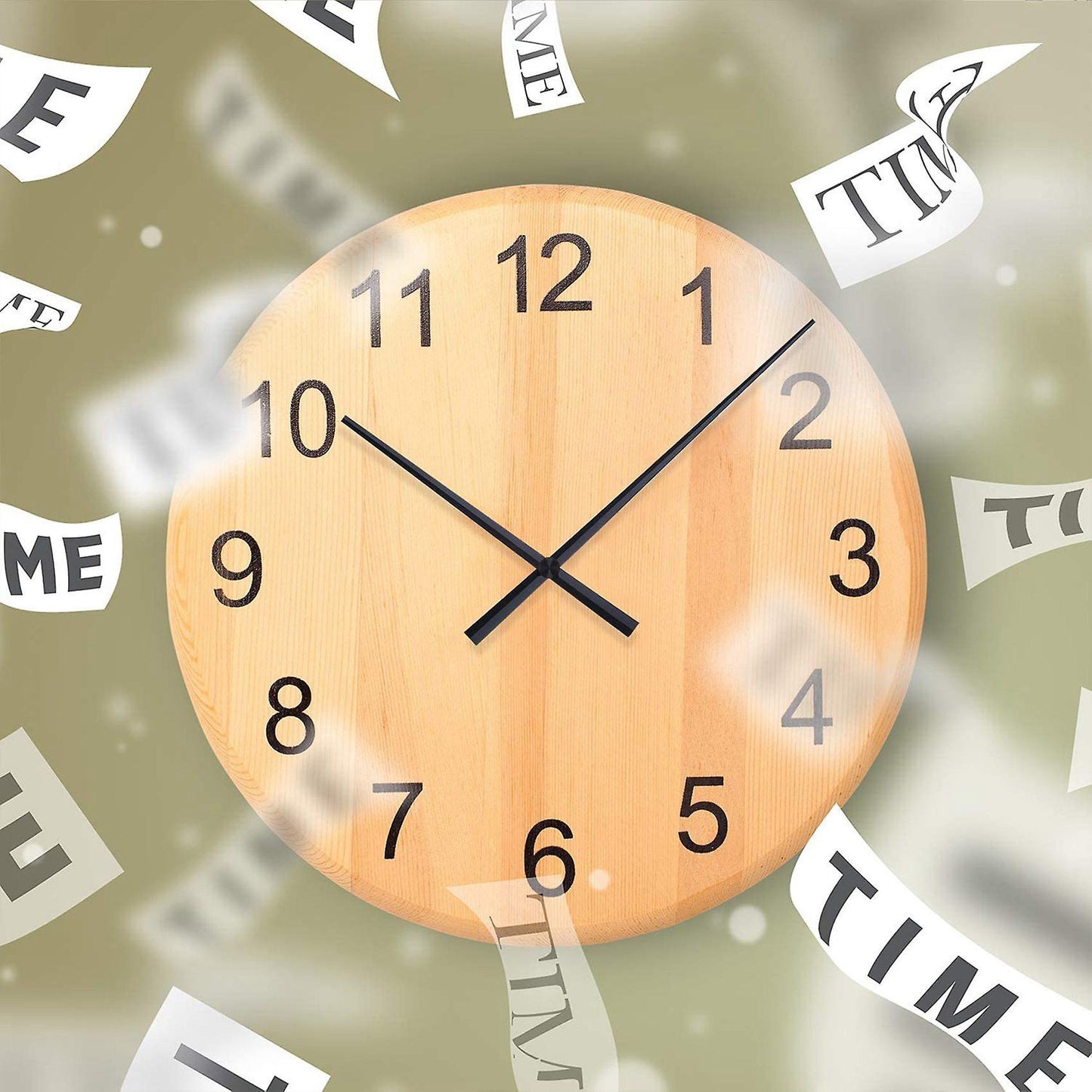 High Torque Quartz Clock Movement Mechanism with 12 Inch Spade Hands