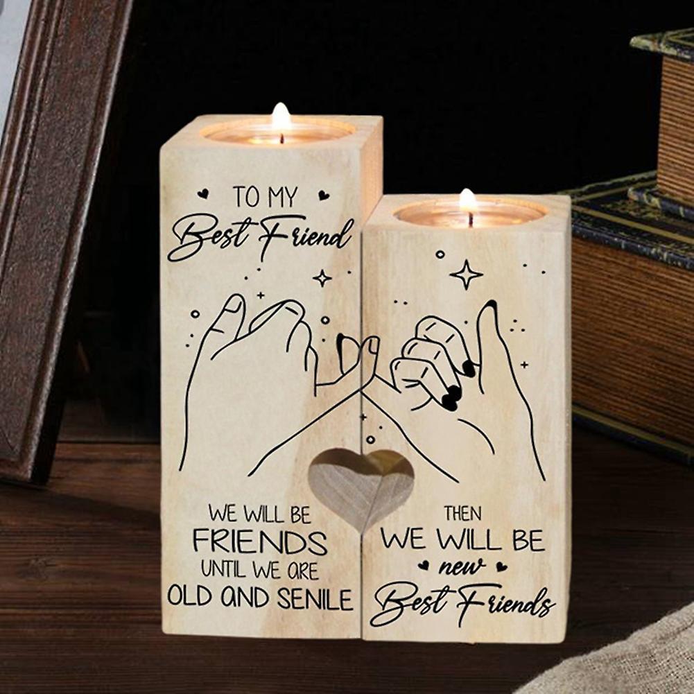 Candlesticks-gifts for Best Friends, Heart-shaped Candlesticks