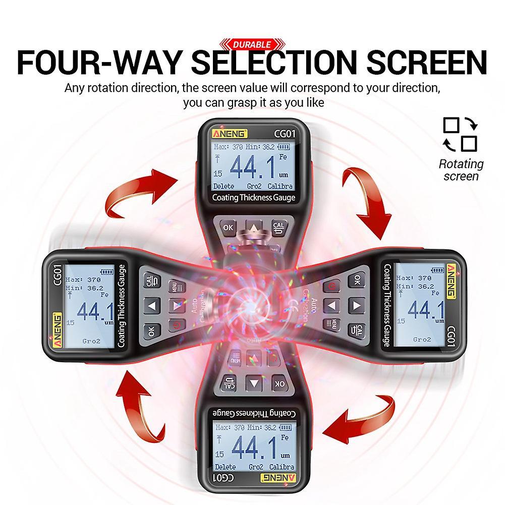 Aneng Cg01 Digital Coating Thickness Gauge Tester Ultra Precision