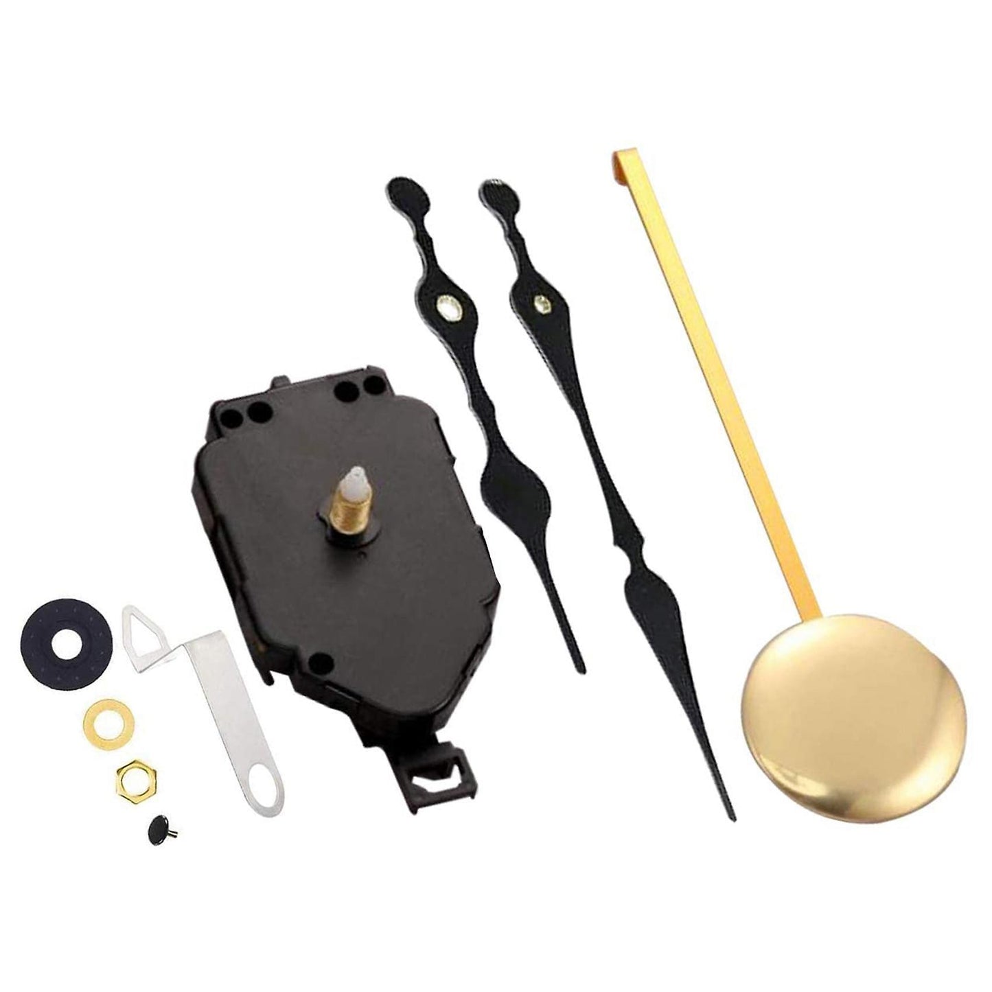 Quartz Pendulum Clock Movement Mechanism Diy Kit with 3 Pairs Hands