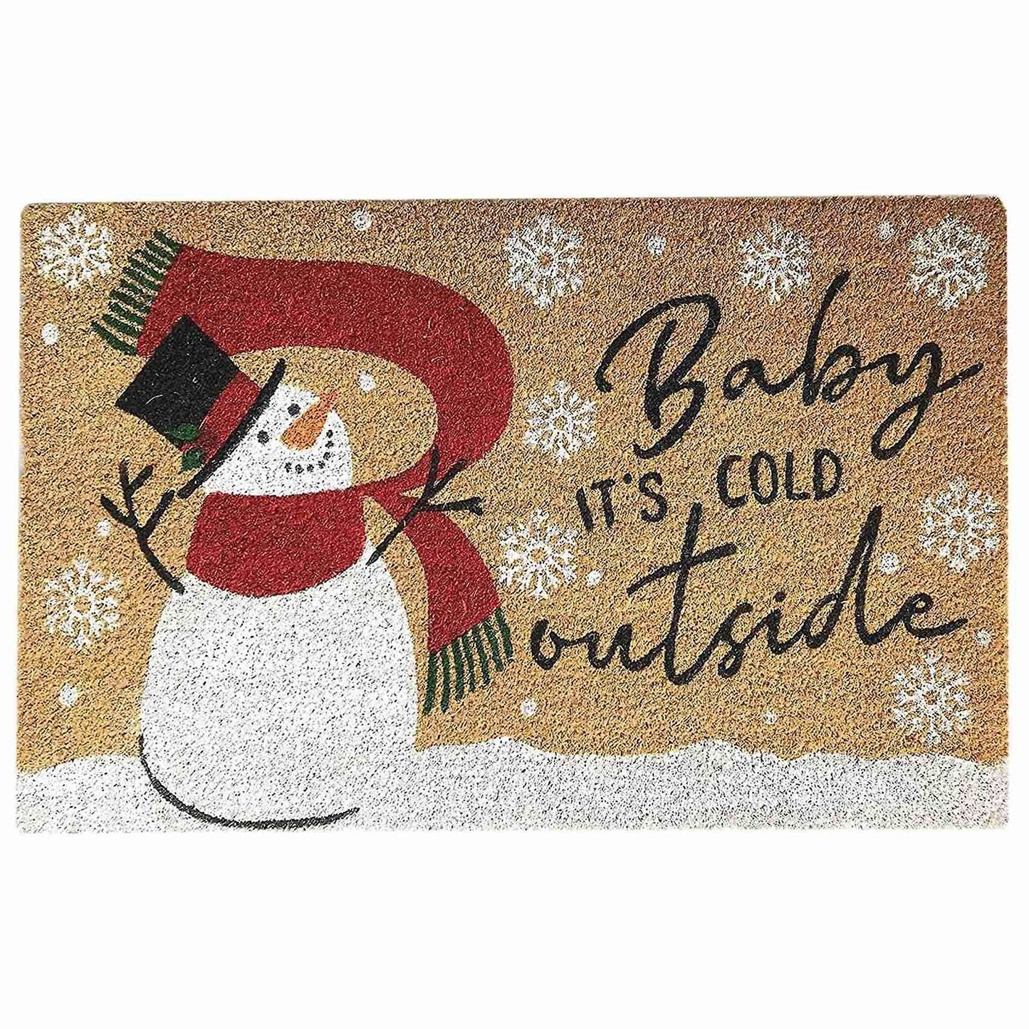 Christmas Doormat Patchwork Home Decoration Non-slip Doormats Mat (e)