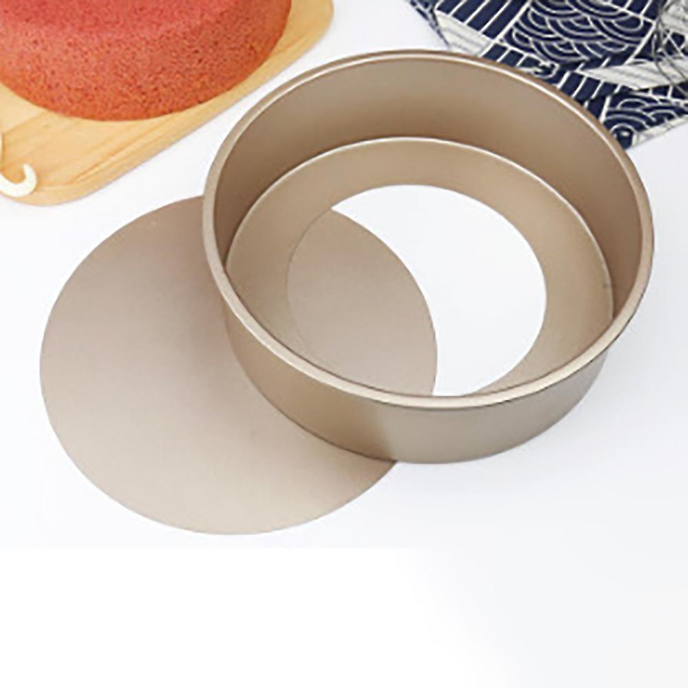 8-inch Bakeware Round Cake Pan with Removable (champagne Gold)