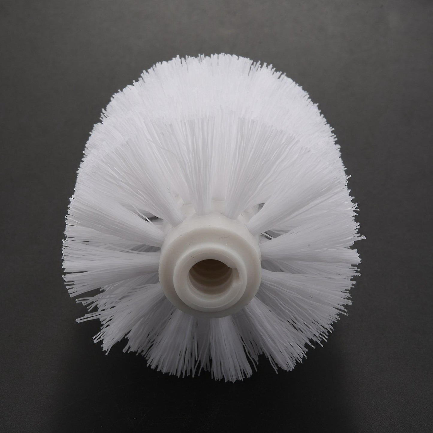 Plastic Toilet Cleaning Brushes Head Holders White (4x White Heads)