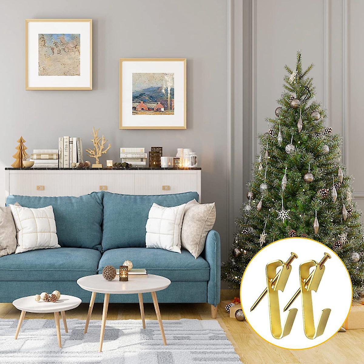 Picture Hangers(30lbs-100pcs),picture Hooks with Nails,wall Hangers