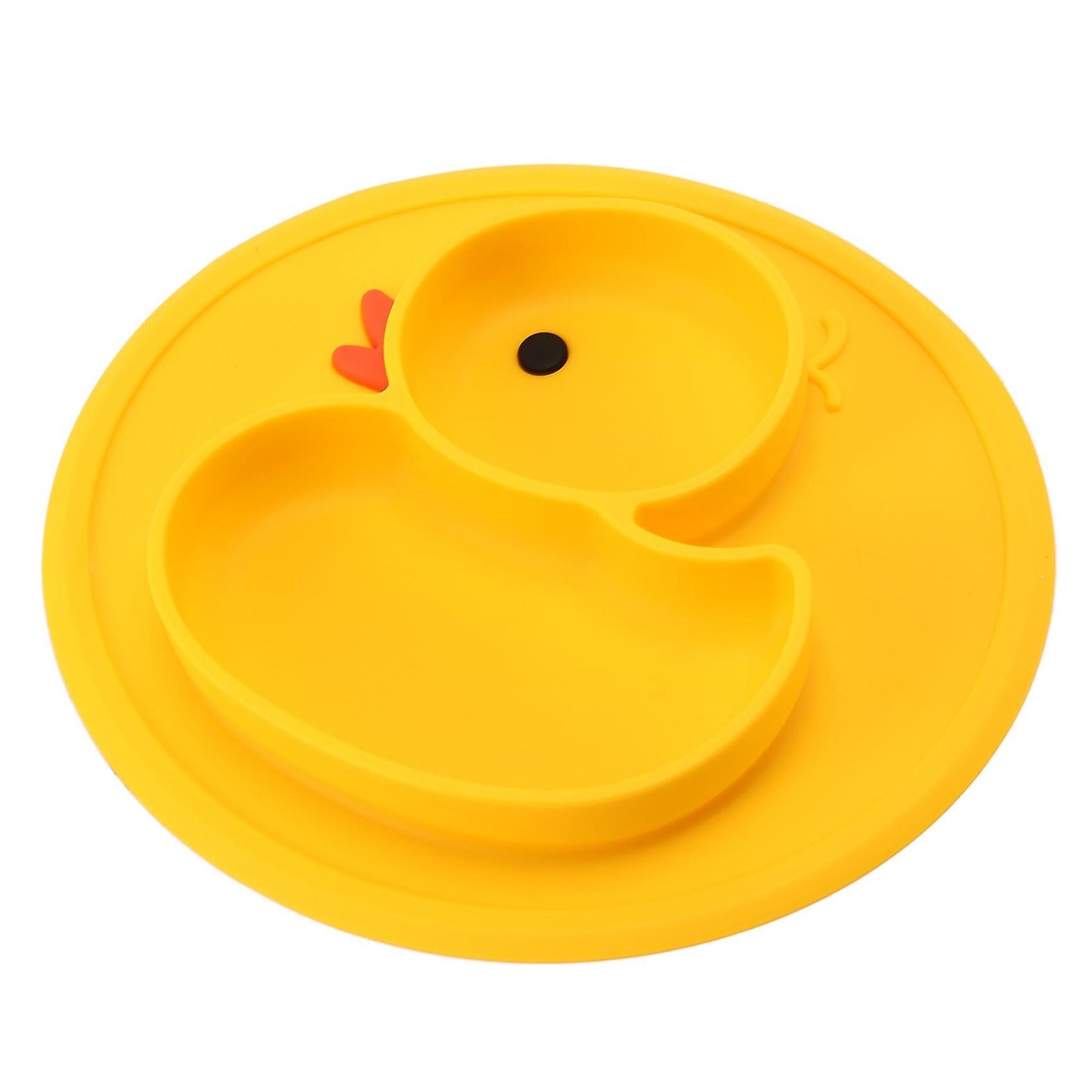 Silicone Divided Toddler Plates - Portable Non Slip Suction Plates