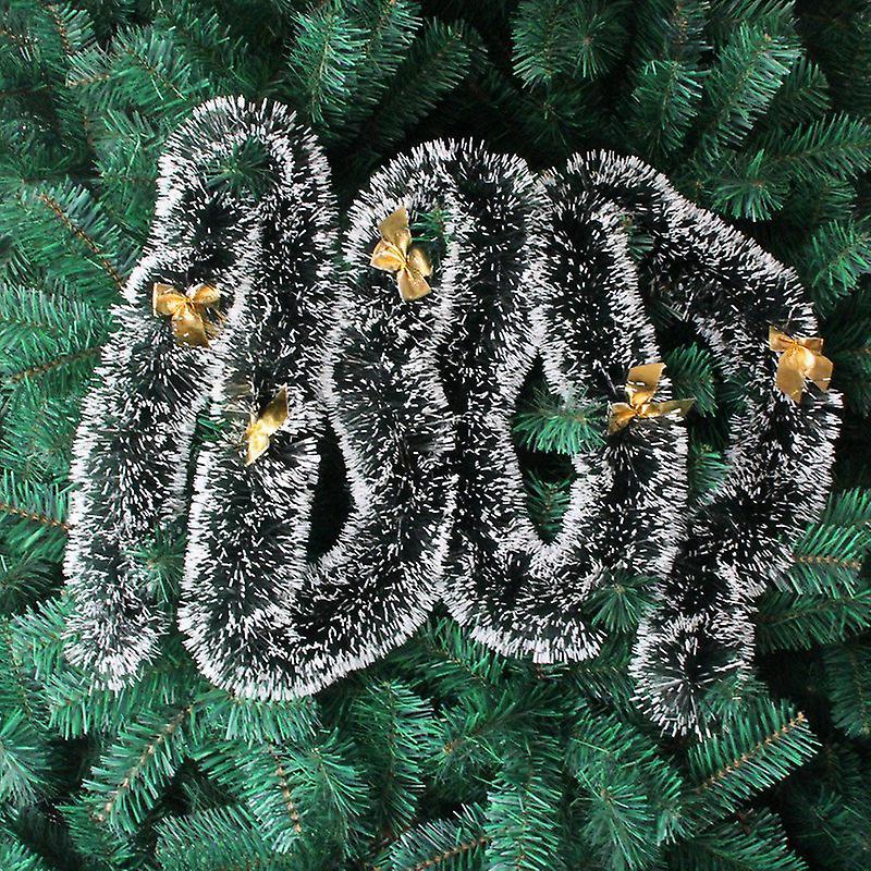 2m Bar Tops Ribbon Garland Christmas Tree Kitchen Ornaments-golden