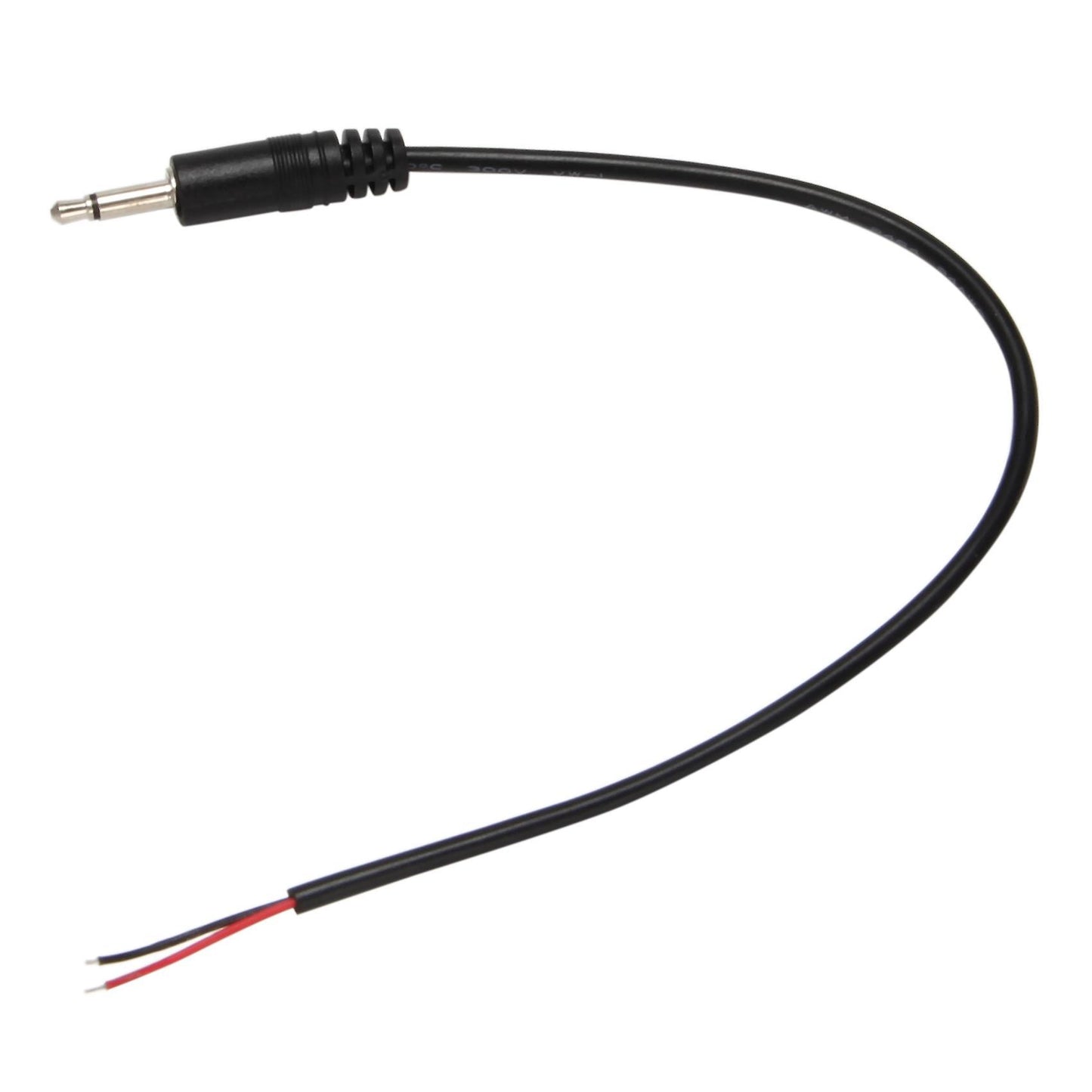 10pcs Male Plug to Bare End Ts 2 Pole Mono 1/8inch 3.5mm Jack Cable