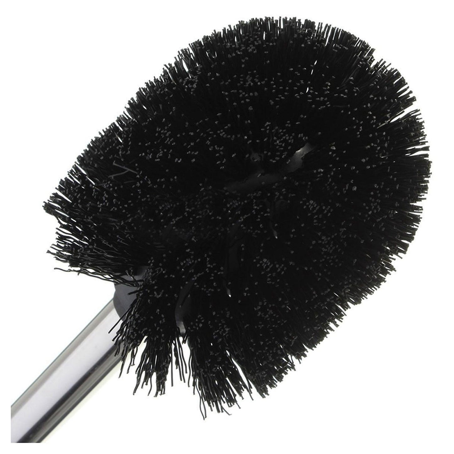 Stainless Steel Wc Bathroom Cleaning Toilet Brush Black Head