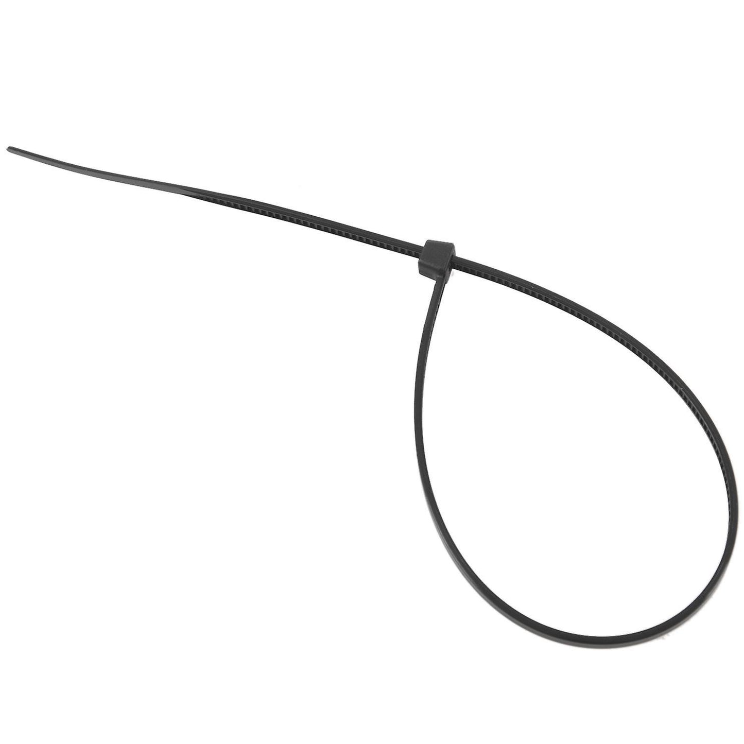 100 X Thin Black Cable Tidy Ties Zip Ties Cord Strap Wrap 200 X 3mm