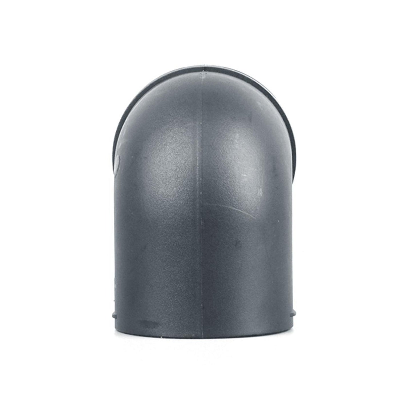 75mm Car Heater Air Ducting Pipe Elbow Outlet Connector Black Plastic