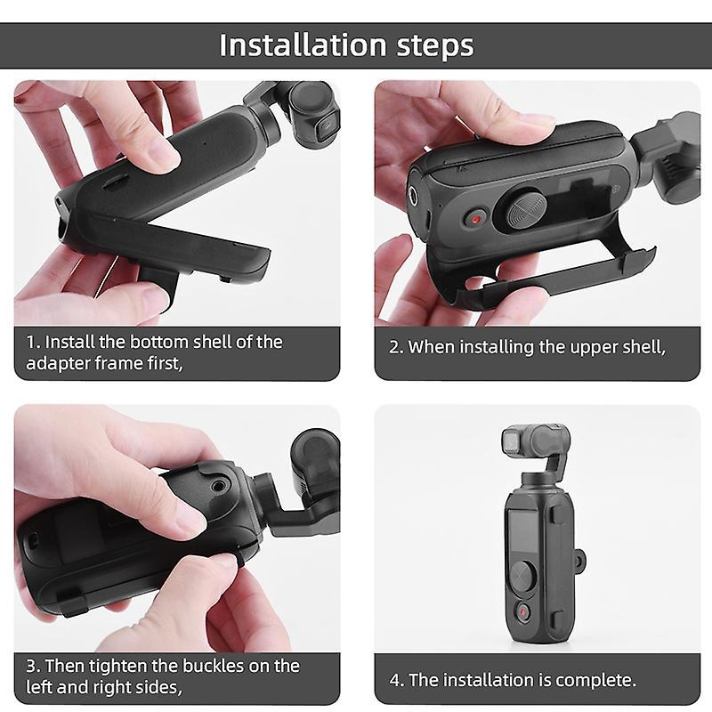 Extended Fixed Frame 1/4 Adapter Extension for Fimi Palm 2 Camera