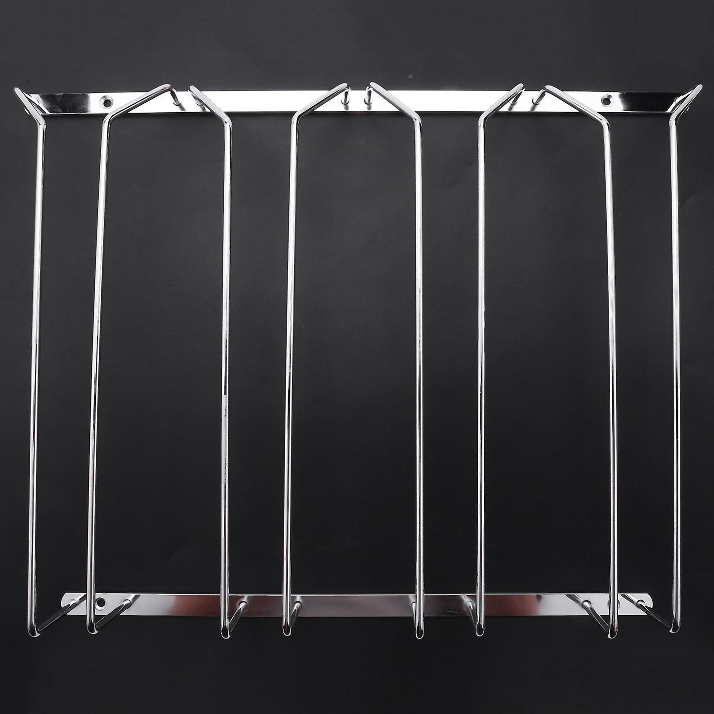 6x Under Cabinet Stemware Wine Glass Holder Rack 2.17 Inch Deep