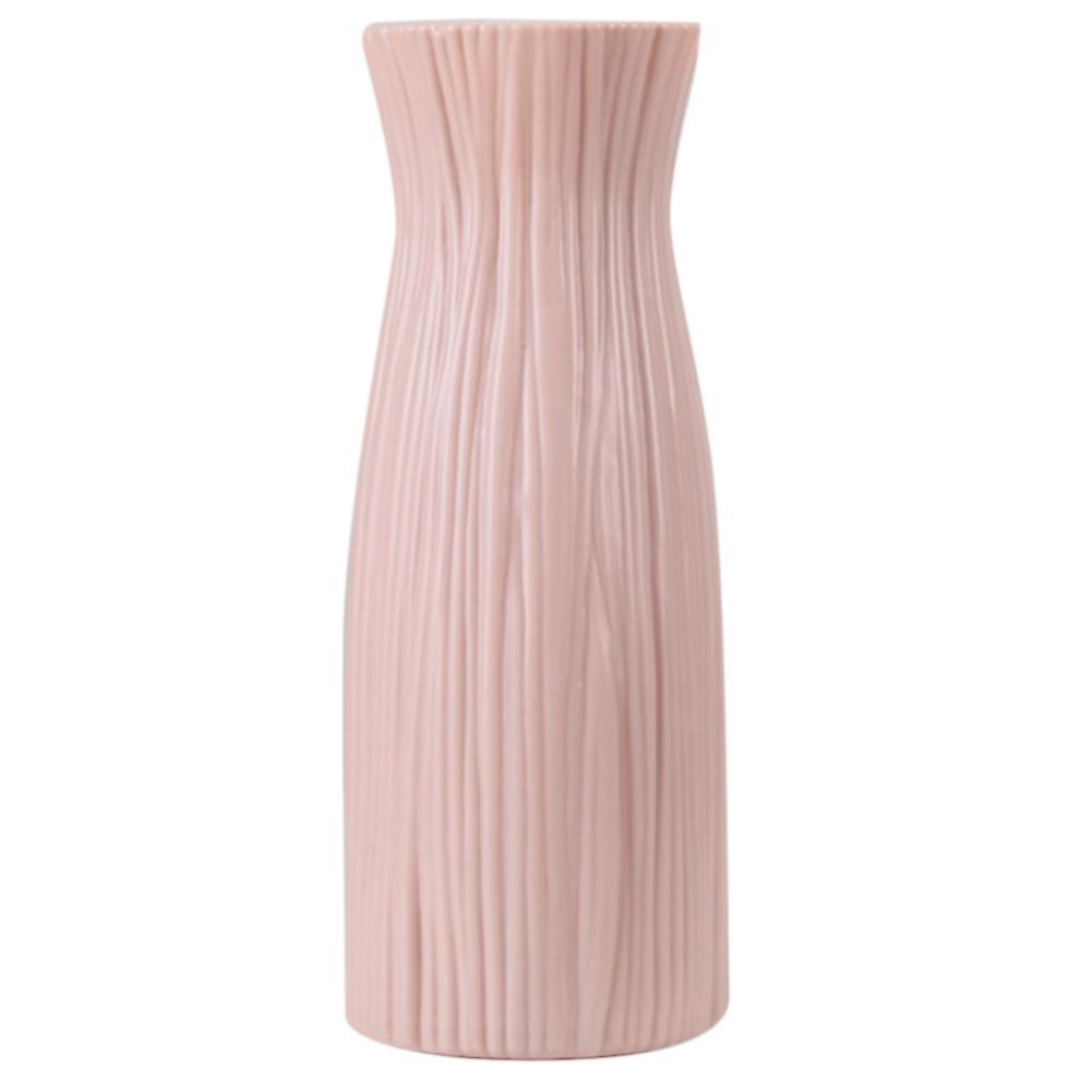 Nordic Flower Vase Home Plastic Vase Imitation Ceramic Flower Pot,b