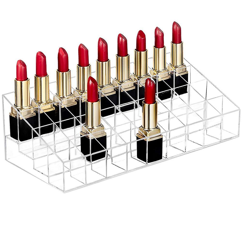 36 Grid Transparent Acrylic Lipstick Storage Cosmetic Display Rack