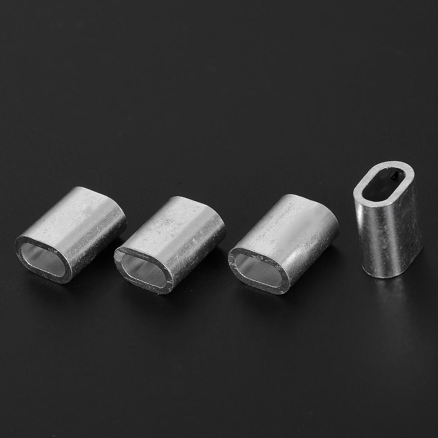 10 Pcs 3mm Aluminium Alloy Wire Rope Ferrules