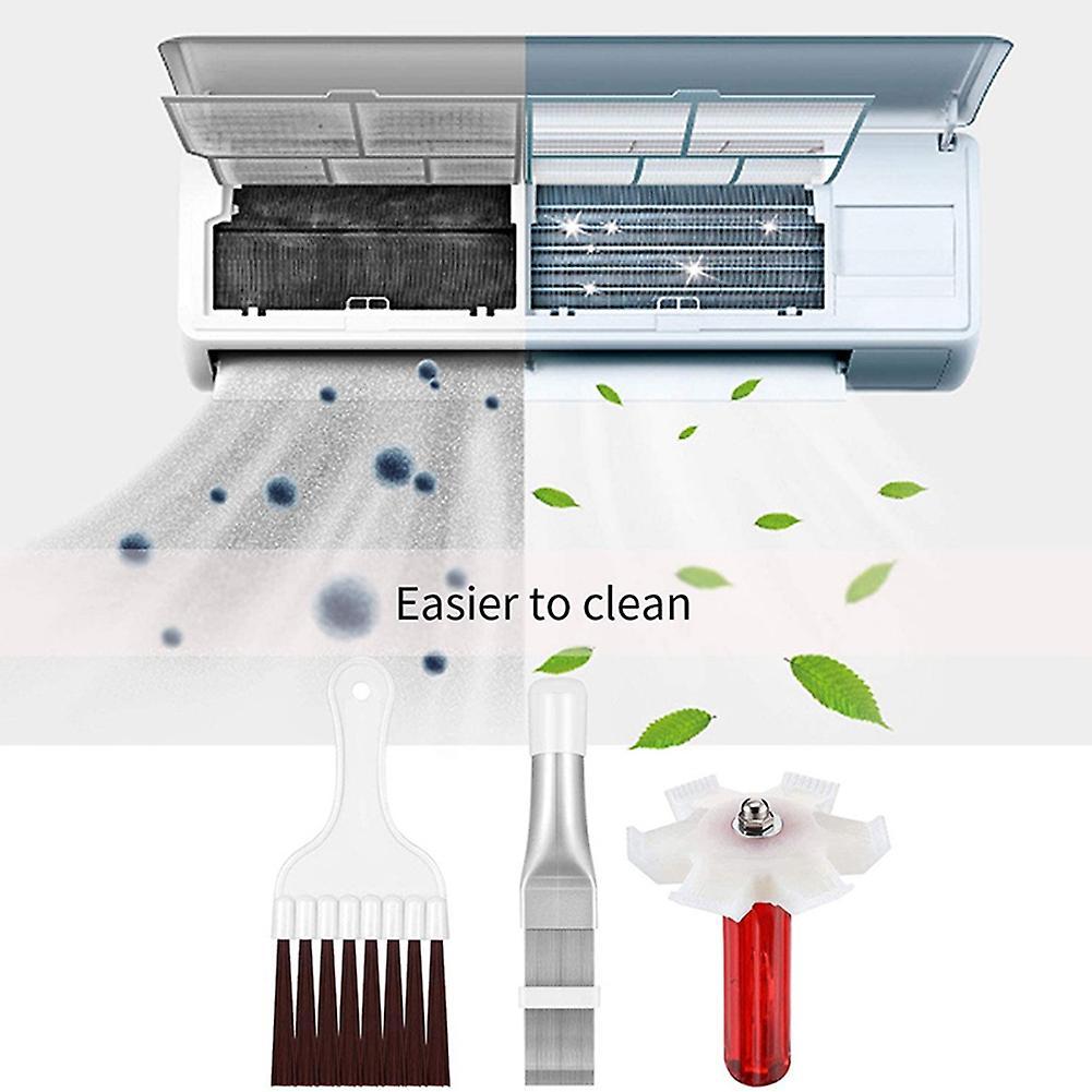 3pcs Condenser Fin Cleaner Brush,straightener Set for Air Conditioner