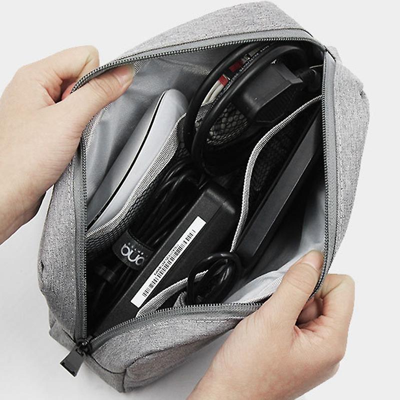 Boona Portable Travel Storage Bag for Laptop Power Adapter,black