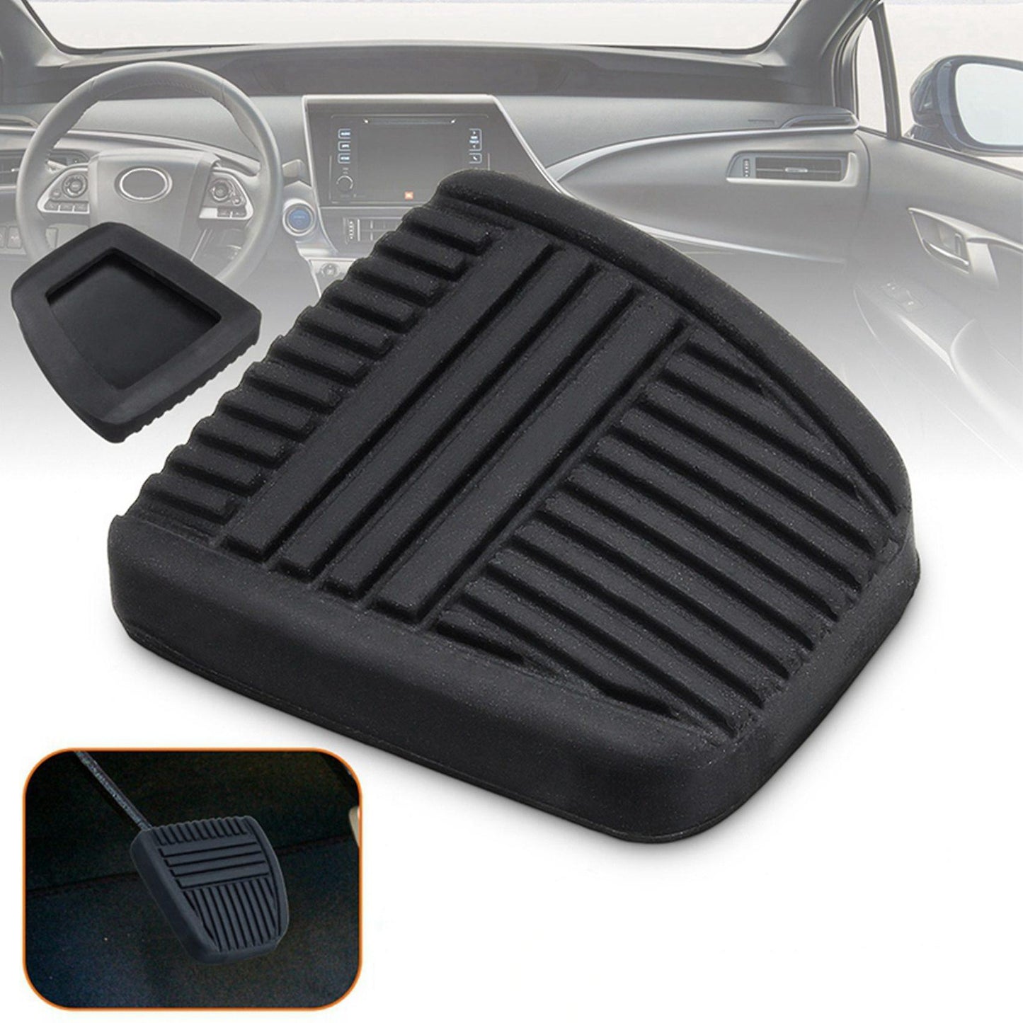 4x Brake Clutch Pedal Pad Rubber Cover for Toyota/camry/celica/paseo