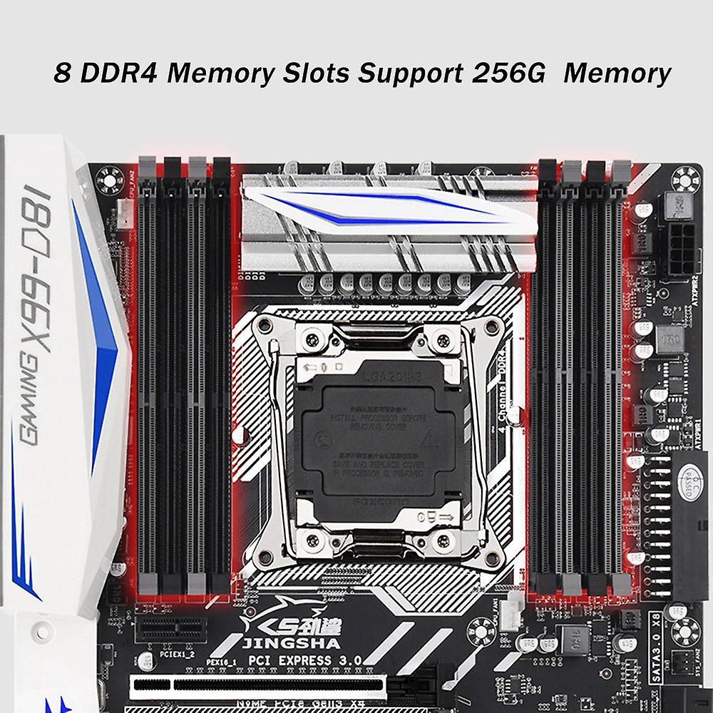 Jingsha X99-d8i Computer Motherboard with Ddr4 Ecc 8gb 2133mhz Ram