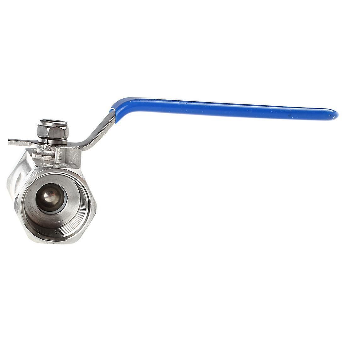 1/2" Lever Female/female Ball Valves Long Handle 316 Stainless Steel Wog1000