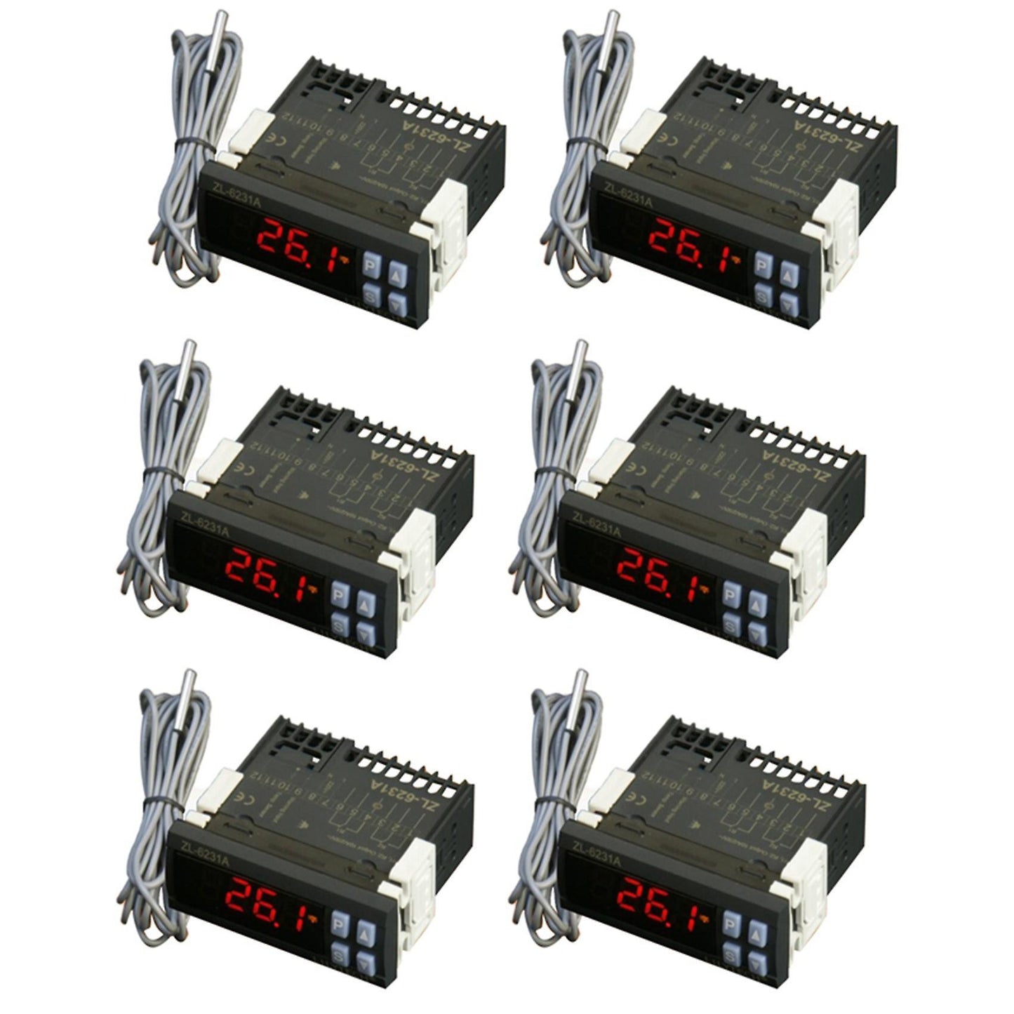 Lilytech 6x Zl-6231a, Incubator Controller, Thermostat with Timer