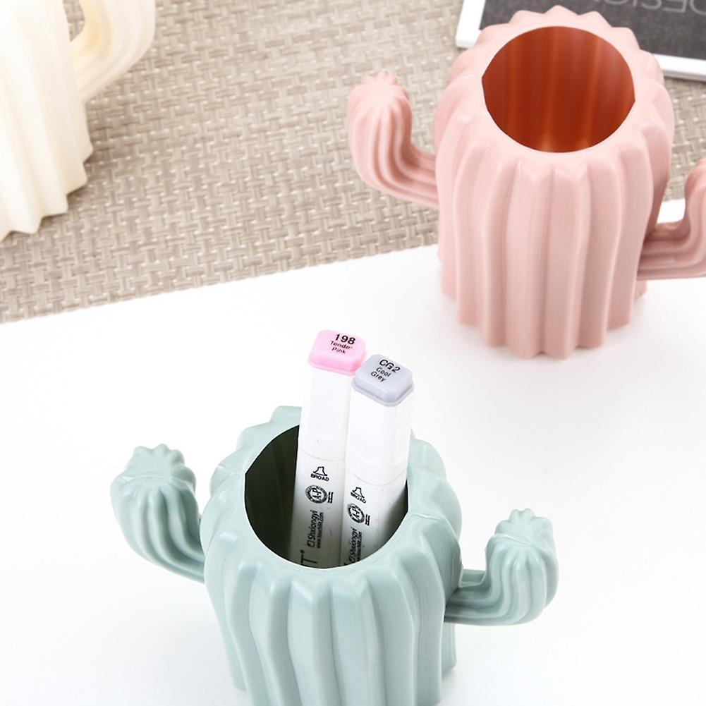 Cactus Pen Holder Stationery Beauty Brush Pen Storage Container,b