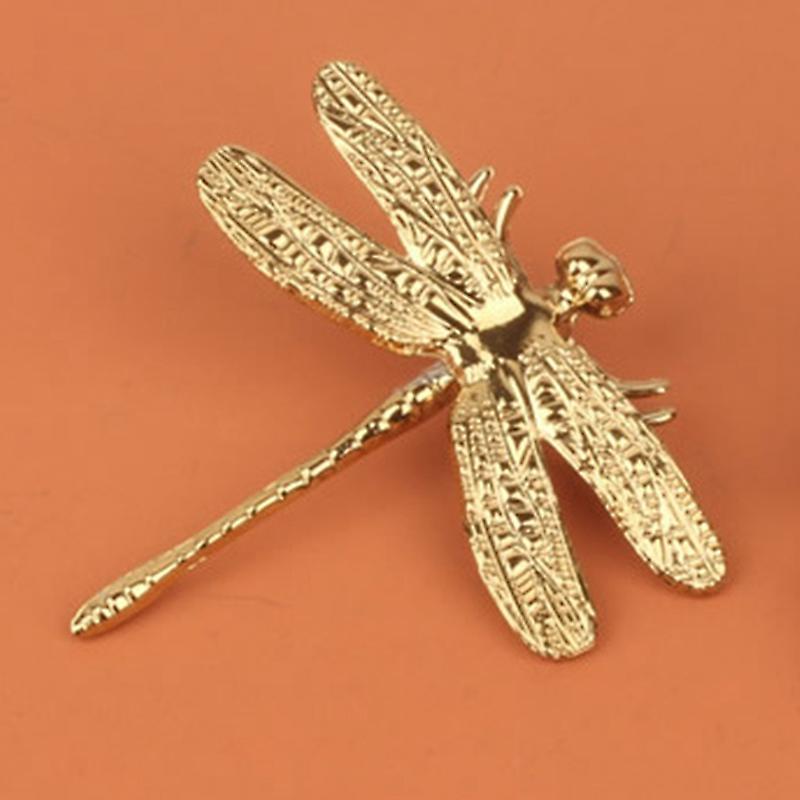 Dragonfly Brass Handles Door Knobs for Kitchen Cupboard Drawer 1pcs