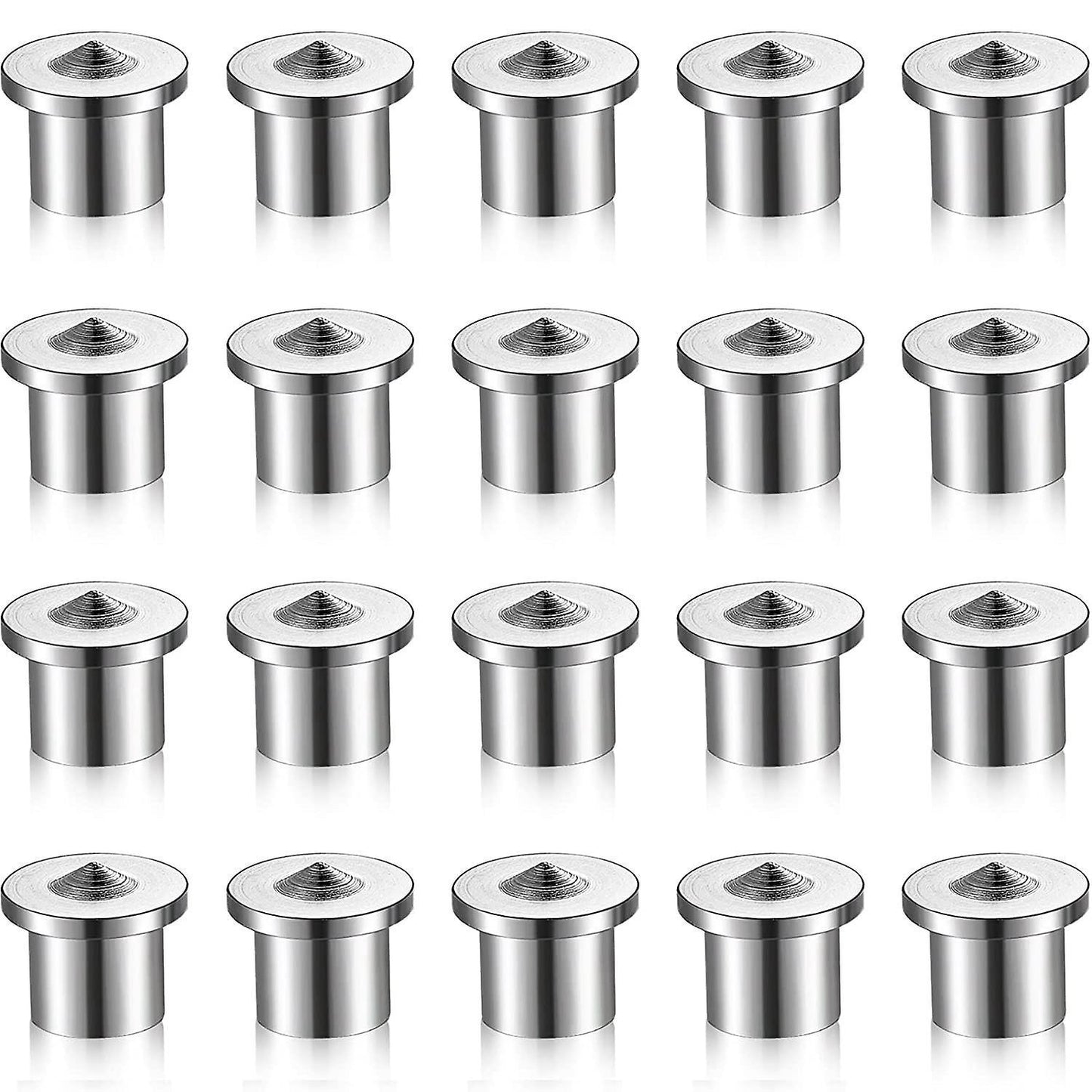 Dowel and Tenon Center Transfer Plugs Drill Hole (20 Pieces,3/8inch)